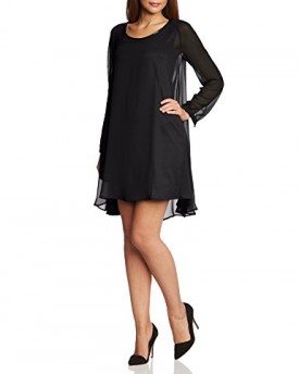 richroyal-Womens-Long-Sleeve-Dress-Black-Schwarz-black-890-14-0