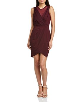 tfnc-Womens-Adele-Body-Con-Sleeveless-Dress-Purple-Burgundy-Size-8-0