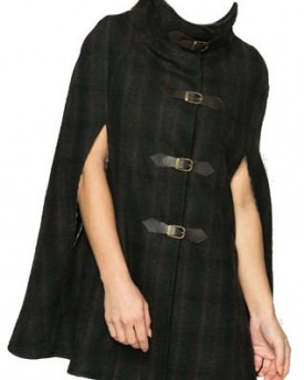 vintage-style-tweed-check-buckle-cape-coat-jacket-plus-size-12-14-16-steampunk-style-0