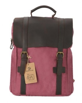 women-men-vintage-bag-classic-backpack-casual-canvas-bag-travel-school-shoulder-Bag-messenger-bag-for-laptopipad-3ipad-miniipad-air-Red-1-0