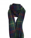 womens-ladies-tartan-Check-Plaid-long-large-Wool-scarf-wrap-pashmina-shawl-Uk-Seller-Green-0-1