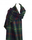 womens-ladies-tartan-Check-Plaid-long-large-Wool-scarf-wrap-pashmina-shawl-Uk-Seller-Green-0-2