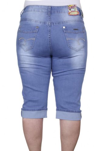 1441-Plus-Size-Stretch-Denim-Roll-Up-Crop-Jeans-Fade-Pale-Blue-14-0-0
