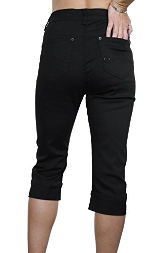 1446-1-Plus-Size-Stretch-Crop-Capri-Jeans-Turn-Up-Cuff-Black-10-0-0