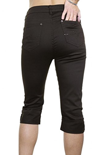 1446-2-Plus-Size-Stretch-Crop-Capri-Jeans-Turn-Up-Cuff-Dark-Brown-16-0-0