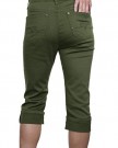 1446-3-Plus-Size-Stretch-Crop-Leg-Turn-Up-Jeans-Khaki-Green-14-0-1