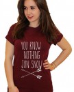 21-Century-Clothing-You-now-nothing-Jon-Snow-Womens-T-Shirt-Burgundy-Medium-10-12-0-0