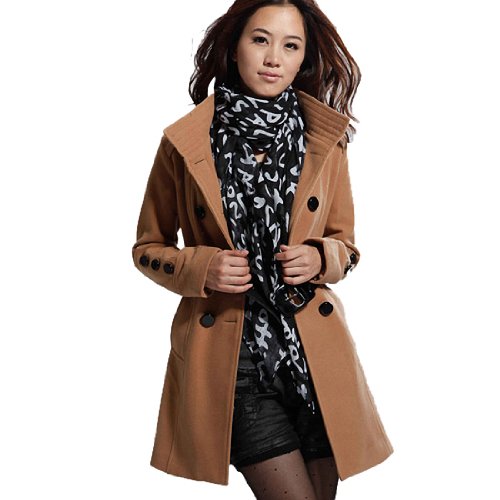 2Color-Womens-Wool-Blend-Slim-Outerwear-Coat-Windbreaker-Jacket-Free-Belt-Scarf-CamelMedium-0-2