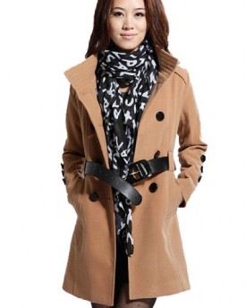 2Color-Womens-Wool-Blend-Slim-Outerwear-Coat-Windbreaker-Jacket-Free-Belt-Scarf-CamelMedium-0