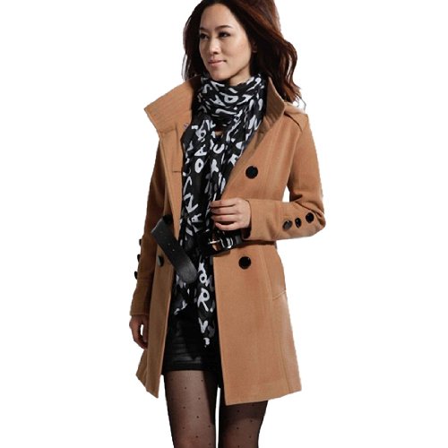 2Color-Womens-Wool-Blend-Slim-Outerwear-Coat-Windbreaker-Jacket-Free-Belt-Scarf-CamelMedium-0-3