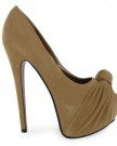 48Y-Womens-Caramel-Brown-Platform-Peeptoe-Ladies-High-Heel-Stiletto-Shoes-Size-5-0-0
