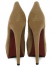 48Y-Womens-Caramel-Brown-Platform-Peeptoe-Ladies-High-Heel-Stiletto-Shoes-Size-5-0-3