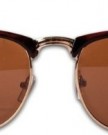 4sold-TM-Retro-Unisex-Brawn-Mens-Womens-Black-Wayfarer-Clubmaster-Sunglasses-12-Rimmed-Black-Gold-Frames-With-Smoked-Lenses-NEW-Cool-Blue-retro-braun-0