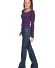 60s-70s-Style-Bootcut-Flared-Hipster-Stretch-Jeans-Dark-Blue-12-0-2