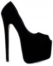 74V-Womens-Black-Faux-Sluede-Platform-Peep-Toe-Ladies-7-Inch-Stiletto-Heel-Court-Shoes-Size-7-0-0