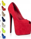 74V-Womens-Black-Faux-Sluede-Platform-Peep-Toe-Ladies-7-Inch-Stiletto-Heel-Court-Shoes-Size-7-0-2
