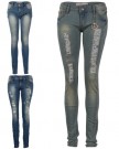 9E-Womens-Light-Blue-Ripped-Embellished-Ladies-Skinny-Slim-Ripped-Jeans-Trousers-Size-10-0-3