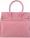 AB-Earth-Genuine-Leather-Birkin-Handbag-Inspired-Style-Excellent-Quality-M701-Pink-0-1