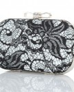 ANDI-ROSE-Luxury-Fashion-Lace-Floral-Rhinestones-Clutch-Evening-Shoulder-Designer-Bags-Handbags-BlackSilver-0-0