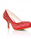 ANNIE-Red-Satin-Kitten-Mid-Heel-Diamante-Evening-Court-Shoes-Size-UK-7-EU-40-0-0