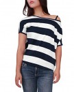 Allegra-K-Ladies-Asymmetric-Neckline-Top-Dolman-Sleeve-Top-Stripe-Top-T-Shirts-0-1