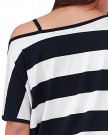 Allegra-K-Ladies-Asymmetric-Neckline-Top-Dolman-Sleeve-Top-Stripe-Top-T-Shirts-0-4