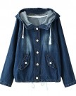 Alralel-Women-Autumn-Denim-Hooded-Quilted-Casual-Loose-Jacket-Overcoat-Coat-One-Size-Blue-0