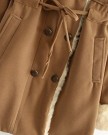 Alralel-Women-Winter-Woolen-Blend-Fleece-Cape-Collar-Quilted-Padded-Jacket-Coat-M-Khaki-0-2