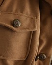 Alralel-Women-Winter-Woolen-Blend-Fleece-Cape-Collar-Quilted-Padded-Jacket-Coat-M-Khaki-0-8