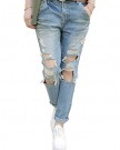 Ammy-Fashion-Womens-Loose-Ripped-Holes-Opening-Denim-Crop-Jeans-Blue-Size-UK-10-0