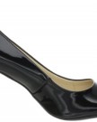 Anne-Klein-Yerma-Womens-Black-Patent-Leather-Pumps-Heels-Shoes-Size-UK-75-0-4