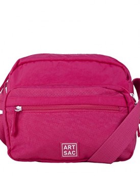 Art-Sac-Lightweight-Travel-Shoulder-Cross-body-Bag-Pink-50044-by-Art-Sac-0