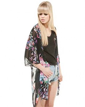 AtodoshopTM-1PC-Women-Loose-Butterfly-Printing-Long-Kimono-Cardigan-Coat-Jacket-S-0