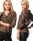 AtodoshopTM-1PC-Womens-Wild-Leopard-Chiffon-Casual-Shirt-Blouse-XL-0