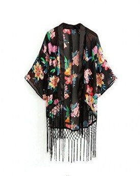 AtodoshopTM-Printed-Cardigan-Blouse-Tassel-Fringe-Shawl-Kimono-Cardigan-Coat-Jacket-M-0