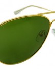 Aviator-Sunglasses-Solid-Metal-Premium-Gold-Frames-and-Green-Real-Glass-Lens-0