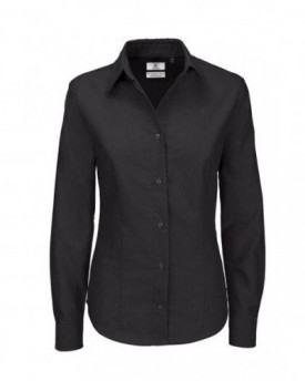 BC-Ladies-Oxford-Long-Sleeve-Shirt-Ladies-Shirts-Blouses-4XL-Black-0