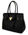 Bags4Less-Ladies-Handbag-With-Castle-From-Italy-Genuine-Leather-Model-Kerry-Shopper-Bag-Black-0-0
