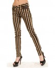 Banned-Striped-Steampunk-Skinny-Fit-Jeans-BlackBrown-16-UK-0-0