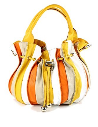 Belli-Globe-Bag-Womens-Italian-Multicolored-Genuine-Nappa-Leather-Shopper-Pouch-Bag-White-Orange-Yellow-30x21x24-cm-W-x-H-x-D-0