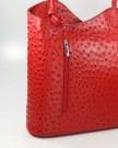 Belli-Italian-Handbag-Women-Shoulder-Bag-Backpack-2in1-Genuine-Leather-Ostrich-Embossing-Red-28x28x8-cm-W-x-H-x-D-0-1