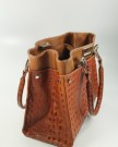Belli-Womens-Italian-Genuine-Leather-Handbag-Croco-Embossing-Brown-31x25x16-cm-W-x-H-x-D-0-0