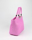 Belli-Womens-Italian-Genuine-Leather-Handbag-Ostrich-Embossing-Pink-26x20x12-cm-W-x-H-x-D-0-0