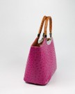 Belli-Womens-Italian-Genuine-Leather-Handbag-Ostrich-Embossing-Pink-Cognac-26x20x12-cm-W-x-H-x-D-0-0