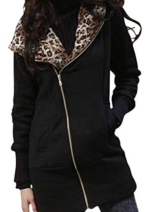 Bepei-Women-Winter-Leopard-Hoodies-Coat-Slim-Fit-Oblique-Zipper-Warm-Jackets-Sweatshirt-L-0