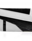 Better-Dealz-Retro-Black-White-Lady-Contrast-Joint-Fold-Snake-Pattern-Messager-Clutch-Bag-New-0-2