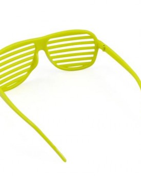 Beyondfashion-Unisex-Novelty-Fun-Shutter-Shades-Sunglasses-Geek-Club-Party-Tour-Yellow-White-Yellow-0