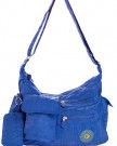 Big-Handbag-Shop-Unisex-Lightweight-Fabric-Medium-Messenger-Bag-with-Pouch-042AK-Electric-Blue-0-0