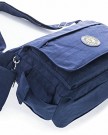 Big-Handbag-Shop-Unisex-Lightweight-Fabric-Medium-Messenger-Cross-Body-Shoulder-454-Red-Deep-0-4