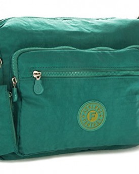 Big-Handbag-Shop-Unisex-Medium-Fabric-Messenger-Bag-with-Pouch-605K-Turquoise-0